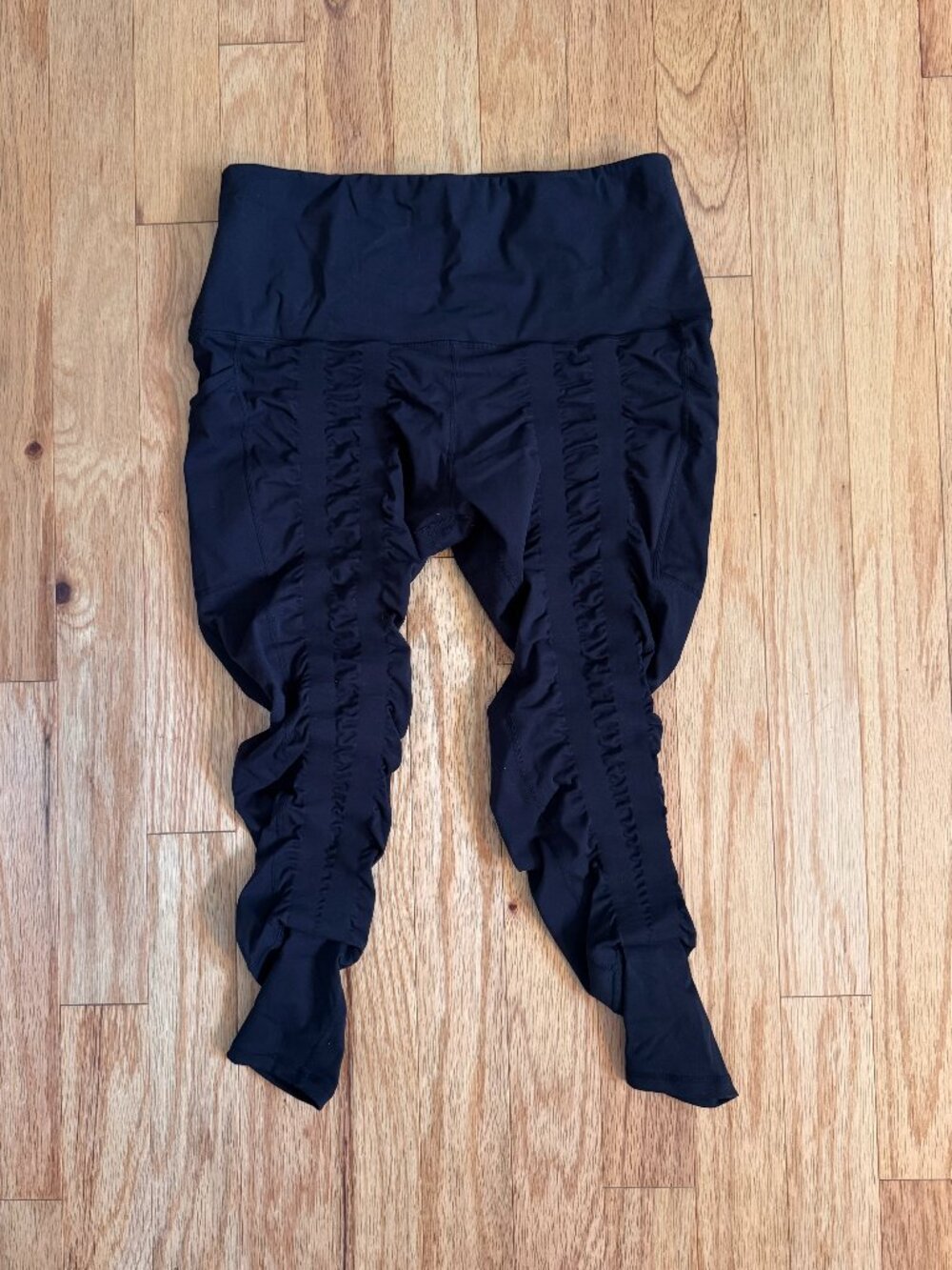 Sweetflexx High Rise Resistance Leggings with Pockets Black Size 14